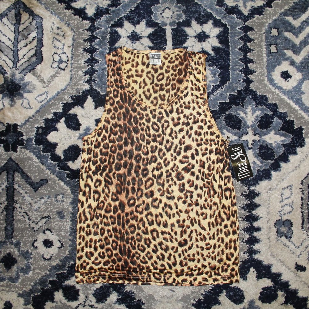 leopard tank top
